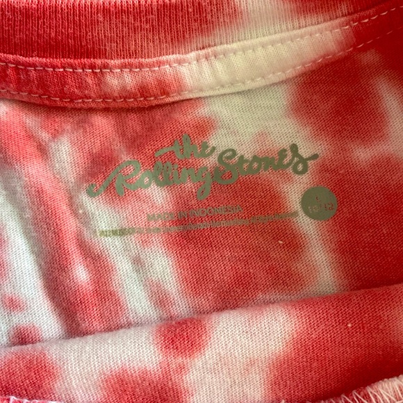 Child Size L 10/12 blue and red tie-dye. - Picture 3 of 3